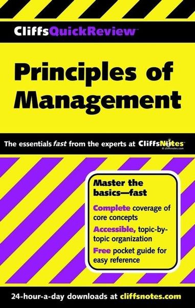 Produktbild: CliffsQuickReview Principles of Management