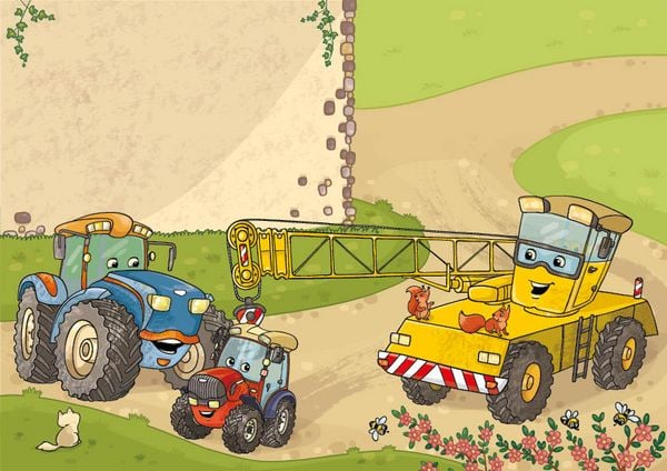 Produktbild: Der kleine Trecki – Ein kleiner Traktor, der groß werden möchte – Little Trecki – A Little Tractor That Wants to be Big