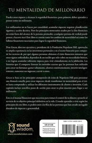 Produktbild: Tu Mentalidad de Millonario (Your Millionaire Mindset)