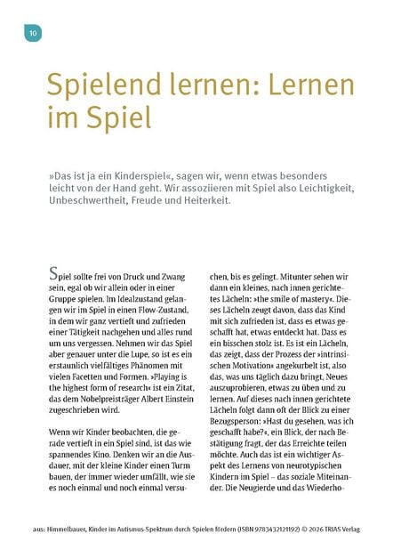 Produktbild: Kinder im Autismus-Spektrum durch Spielen f&ouml;rdern