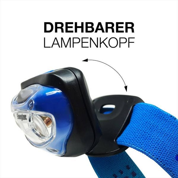 Produktbild: Energizer Vision HL LED Stirnlampe batteriebetrieben 100lm 50h E300280301