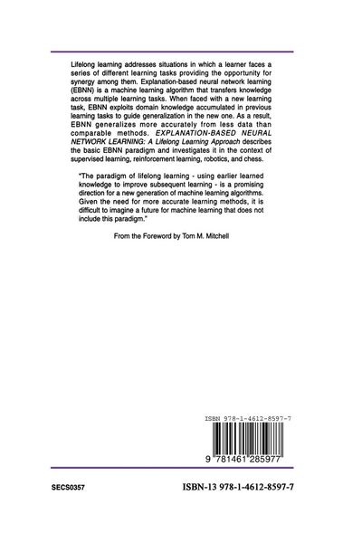 Produktbild: Explanation-Based Neural Network Learning