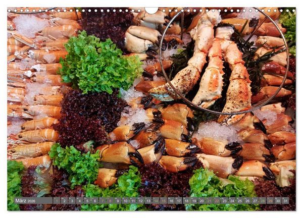 Produktbild: Perfekt angerichtet - Fingerfood, Appetizer und Desserts (Wandkalender 2026 DIN A3 quer), CALVENDO Monatskalender