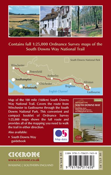 Produktbild: The South Downs Way Map Booklet