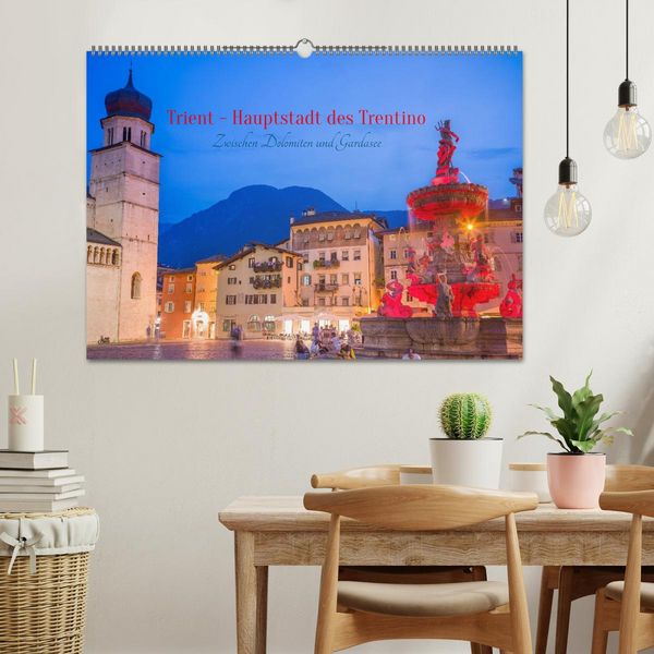 Produktbild: Trient - Hauptstadt des Trentino (Wandkalender 2026 DIN A2 quer), CALVENDO Monatskalender