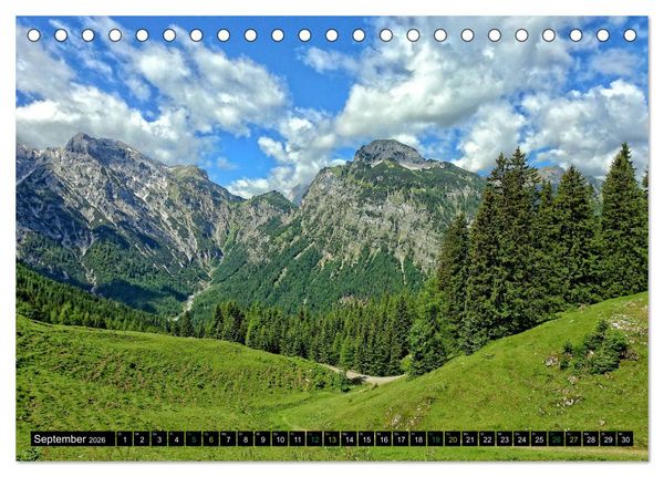 Produktbild: Servus. Landschaften im Tirol (Tischkalender 2026 DIN A5 quer), CALVENDO Monatskalender