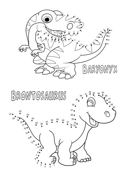 Produktbild: Punkt-zu-Punkt Dino Malbuch
