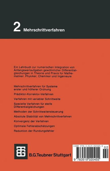 Produktbild: Numerik gew&ouml;hnlicher Differentialgleichungen