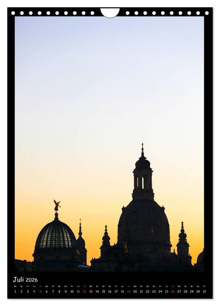 Produktbild: Frauenkirche Dresden (Wandkalender 2026 DIN A4 hoch), CALVENDO Monatskalender