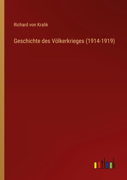 Produktbild: Geschichte des V&ouml;lkerkrieges (1914-1919)