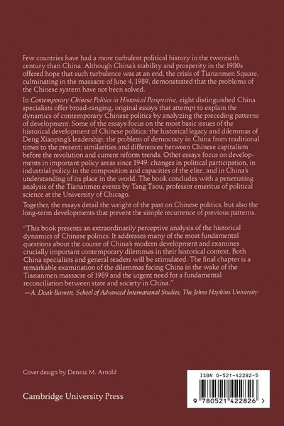 Produktbild: Contemporary Chinese Politics in Historical Perspective