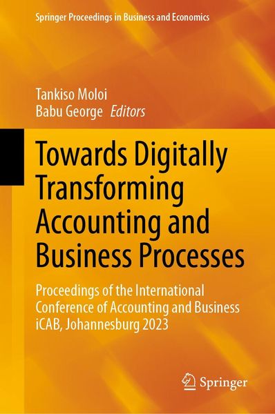 Produktbild: Towards Digitally Transforming Accounting and Business Processes