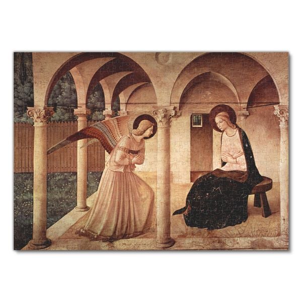 Produktbild: Lais Puzzle Fra Angelico - Freskenzyklus im Dominikanerkloster San Marco in Florenz, Szene: Verk&uuml;ndigung 500 Teile