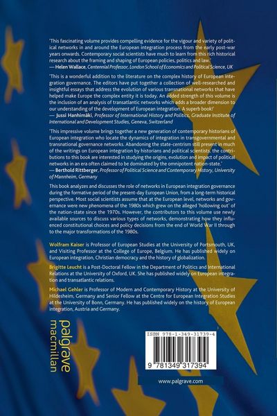 Produktbild: Transnational Networks in Regional Integration