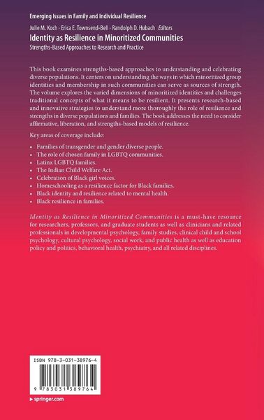 Produktbild: Identity as Resilience in Minoritized Communities