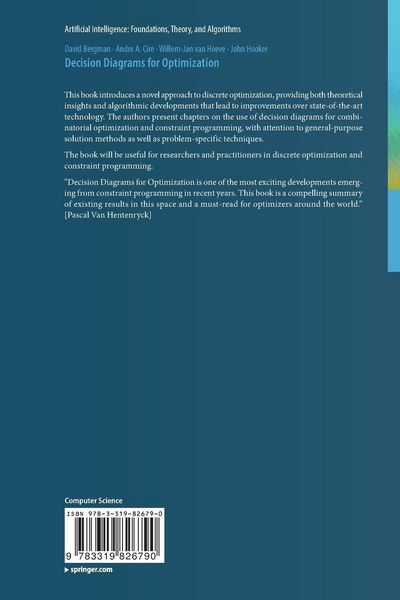 Produktbild: Decision Diagrams for Optimization