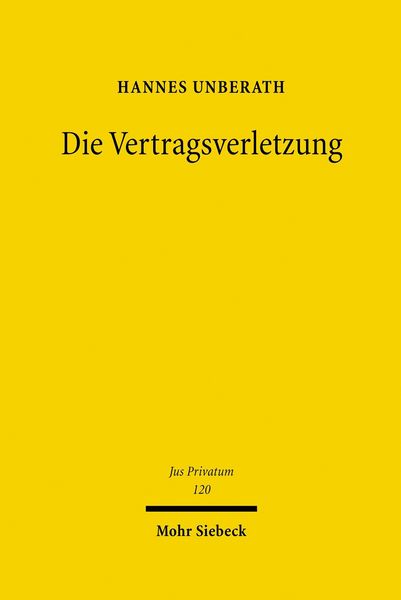 Produktbild: Die Vertragsverletzung