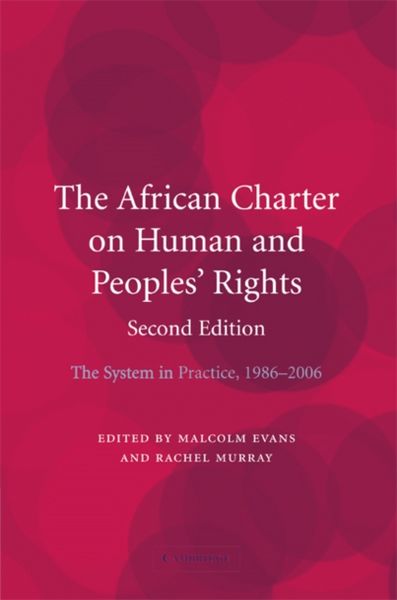 Produktbild: The African Charter on Human and Peoples' Rights