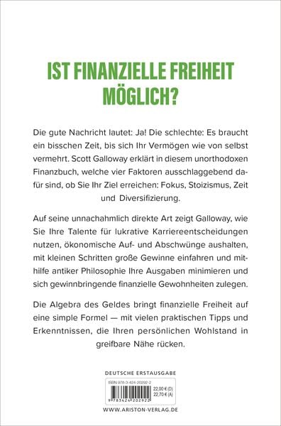 Produktbild: Die Algebra des Geldes