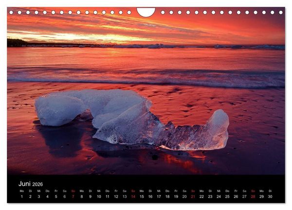 Produktbild: Island (Wandkalender 2026 DIN A4 quer), CALVENDO Monatskalender