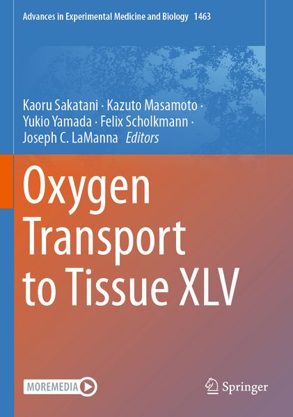 Produktbild: Oxygen Transport to Tissue XLV