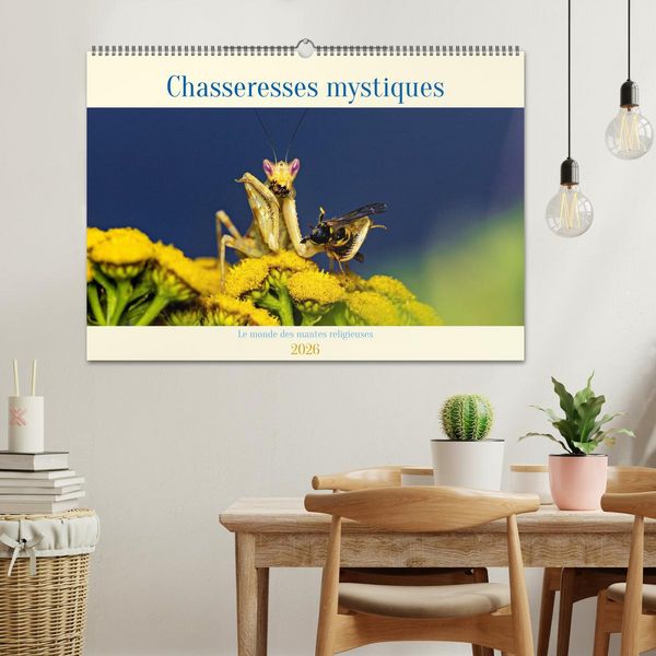 Produktbild: Chasseresses mystiques (Calendrier mural 2026 DIN A2 vertical), CALVENDO calendrier mensuel