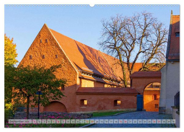 Produktbild: Unterwegs in Riesa (hochwertiger Premium Wandkalender 2026 DIN A2 quer), Kunstdruck in Hochglanz