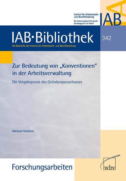 Produktbild: Zur Bedeutung von "Konventionen" in der Arbeitsverwaltung