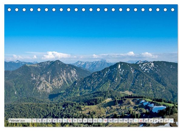 Produktbild: Sehnsuchtsziel Berge - Unterwegs in den Bergwelt rund um M&uuml;nchen (Tischkalender 2026 DIN A5 quer), CALVENDO Monatskalender