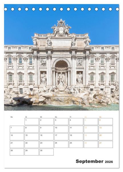 Produktbild: Rom - Kunst, Kultur und Geschichte (Tischkalender 2026 DIN A5 hoch), CALVENDO Monatskalender