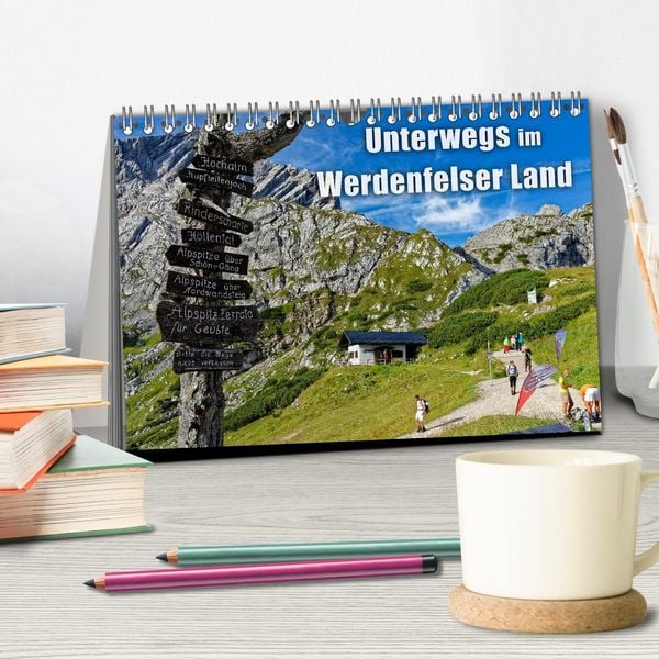 Produktbild: Unterwegs im Werdenfelser Land (Tischkalender 2026 DIN A5 quer), CALVENDO Monatskalender