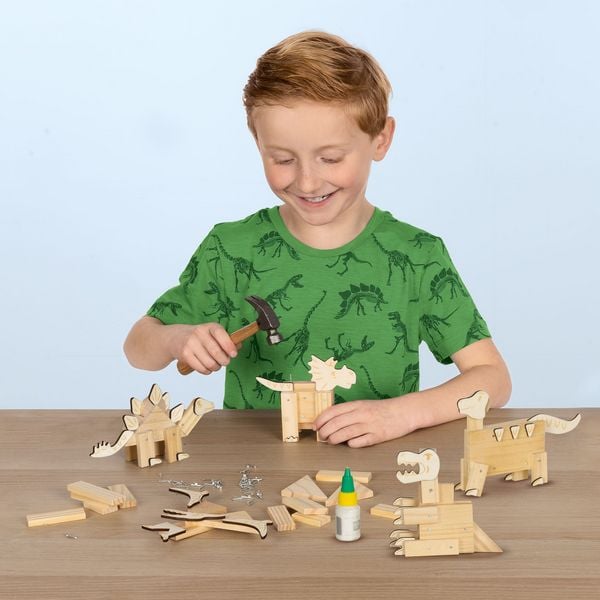 Produktbild: SES CREATIVE Holzarbeitsset Dinosaurier