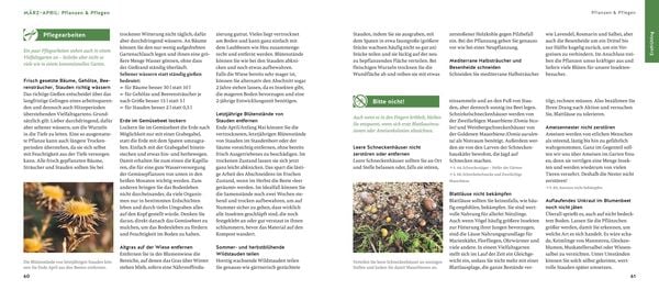 Quickfinder Artenvielfalt im Gartenjahr
