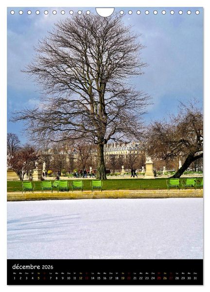 Produktbild: Paris de tous les temps (Calendrier mural 2026 DIN A4 horizontal), CALVENDO calendrier mensuel
