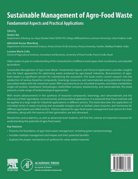 Produktbild: Sustainable Management of Agro-Food Waste