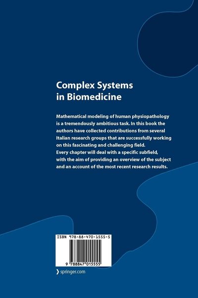 Produktbild: Complex Systems in Biomedicine