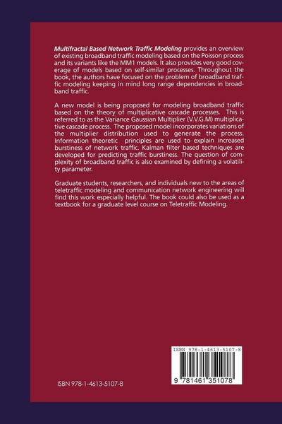 Produktbild: Multifractal Based Network Traffic Modeling