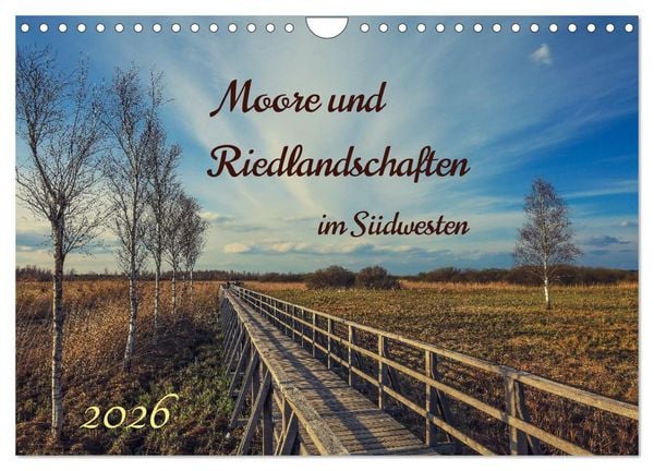 Produktbild: Moor und Riedlandschaften im S&uuml;dwesten (Wandkalender 2026 DIN A4 quer), CALVENDO Monatskalender