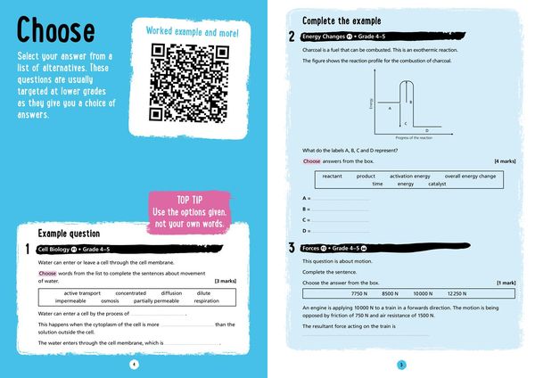 Produktbild: AQA GCSE 9-1 Combined Science Trilogy Higher Exam Skills and Practice