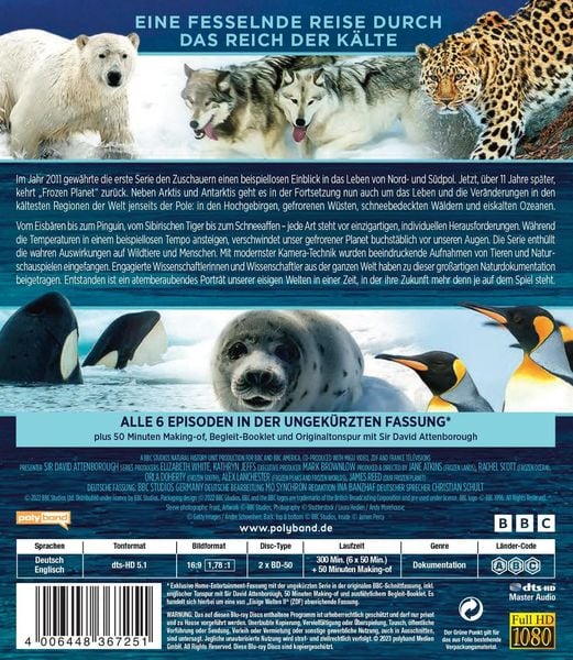 Produktbild: FROZEN PLANET - EISIGE WELTEN II [2 BRs]