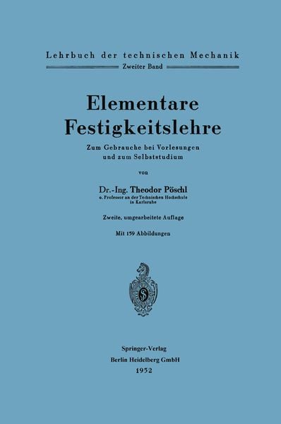 Produktbild: Elementare Festigkeitslehre