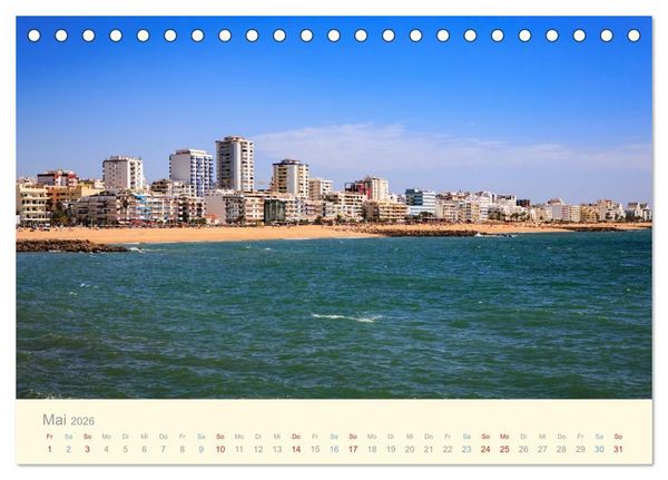 Produktbild: Algarve - Portugals goldene K&uuml;ste (Tischkalender 2026 DIN A5 quer), CALVENDO Monatskalender
