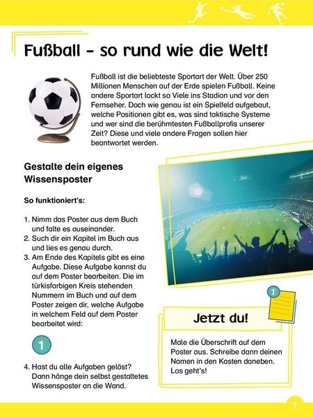 Produktbild: Fu&szlig;ball Mein Wissensbuch