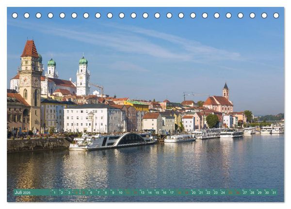Produktbild: Donauufer im M&uuml;hlviertel (Tischkalender 2026 DIN A5 quer), CALVENDO Monatskalender