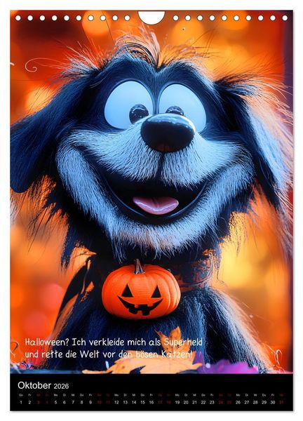 Produktbild: Good morning dog (Wandkalender 2026 DIN A4 hoch), CALVENDO Monatskalender