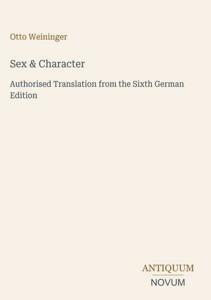 Produktbild: Sex & Character