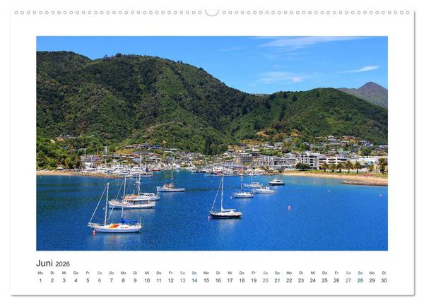 Produktbild: Neuseeland - unterwegs im Land der Kiwis (hochwertiger Premium Wandkalender 2026 DIN A2 quer), Kunstdruck in Hochglanz