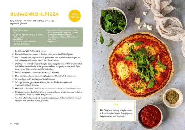 Produktbild: Das geniale High-Protein-Kochbuch f&uuml;r den Thermomix&reg;