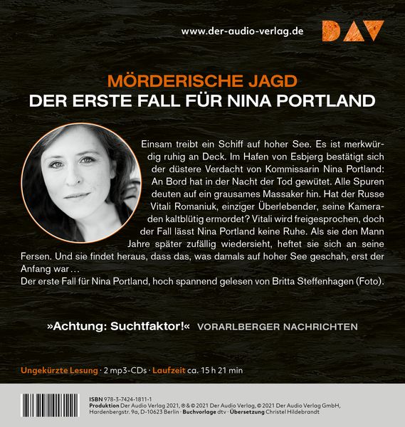 Produktbild: S&Oslash;G. Dunkel liegt die See. Ein Nina-Portland-Thriller (Teil 1)