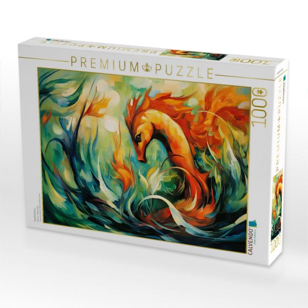 Produktbild: CALVENDO Puzzle Seepferdchen | 1000 Teile Lege-Gr&ouml;&szlig;e 64x48cm Foto-Puzzle f&uuml;r gl&uuml;ckliche Stunden